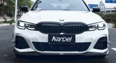 BMW 3 Series 330i (with M-package bumper, does not fit base model) M340i G20 G21 Pre-LCI 2019-2022 with Aftermarket Parts - Front Lip Pre-preg Carbon Fiber from Karbel Carbon